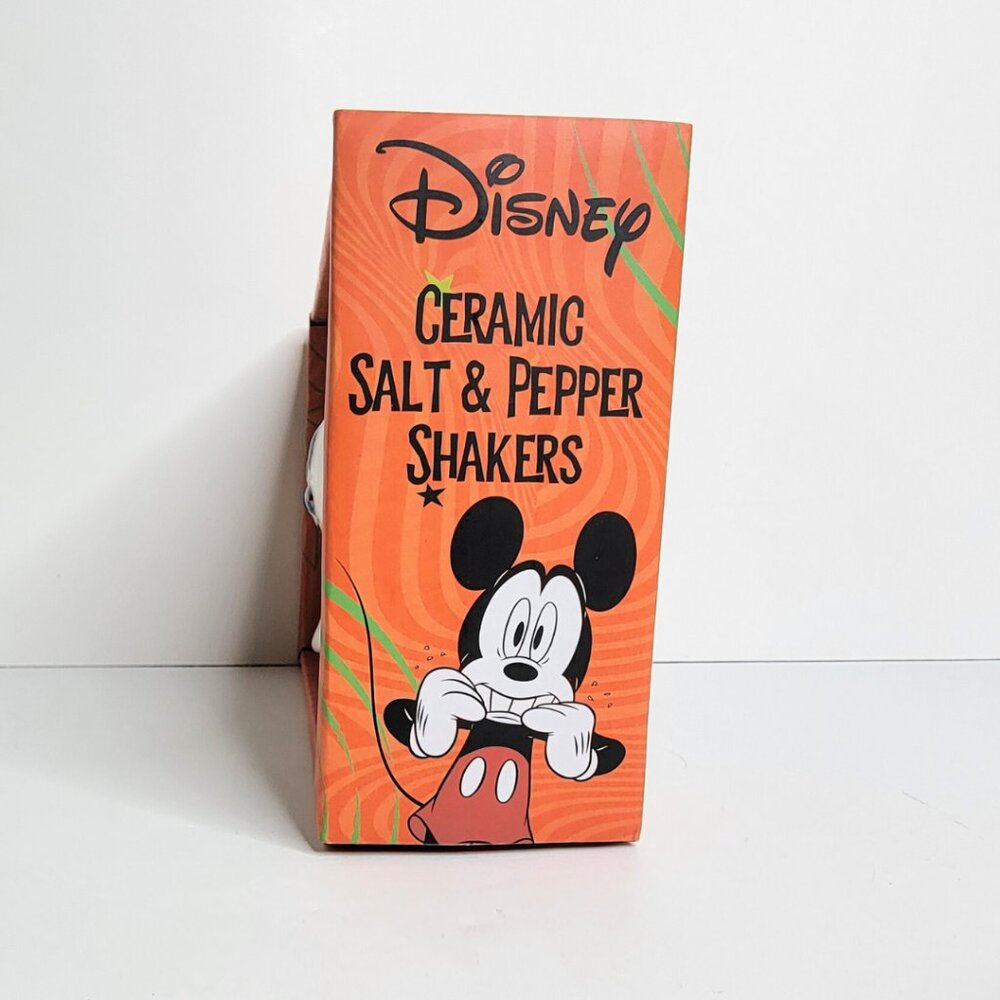 Mickey & Minnie Mouse Halloween Disney Iridescent Ghost Salt Pepper Shakers NEW - Picture 4 of 7